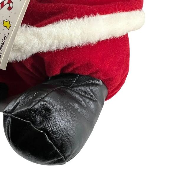 Vintage International Christmas Plush Waving Santa with Sack - Picture 5 of 14